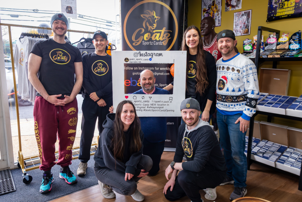 Photo opportunity with the Goatz staff and Herndon Mayor Keven