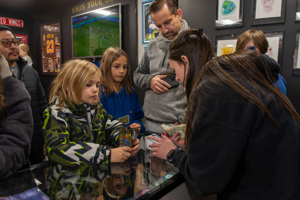 Customers looking for some Pokemon deals