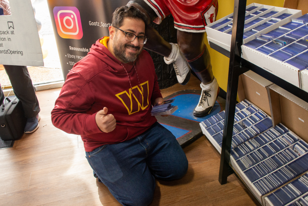 The value bin shelves are a great hit at Goatz