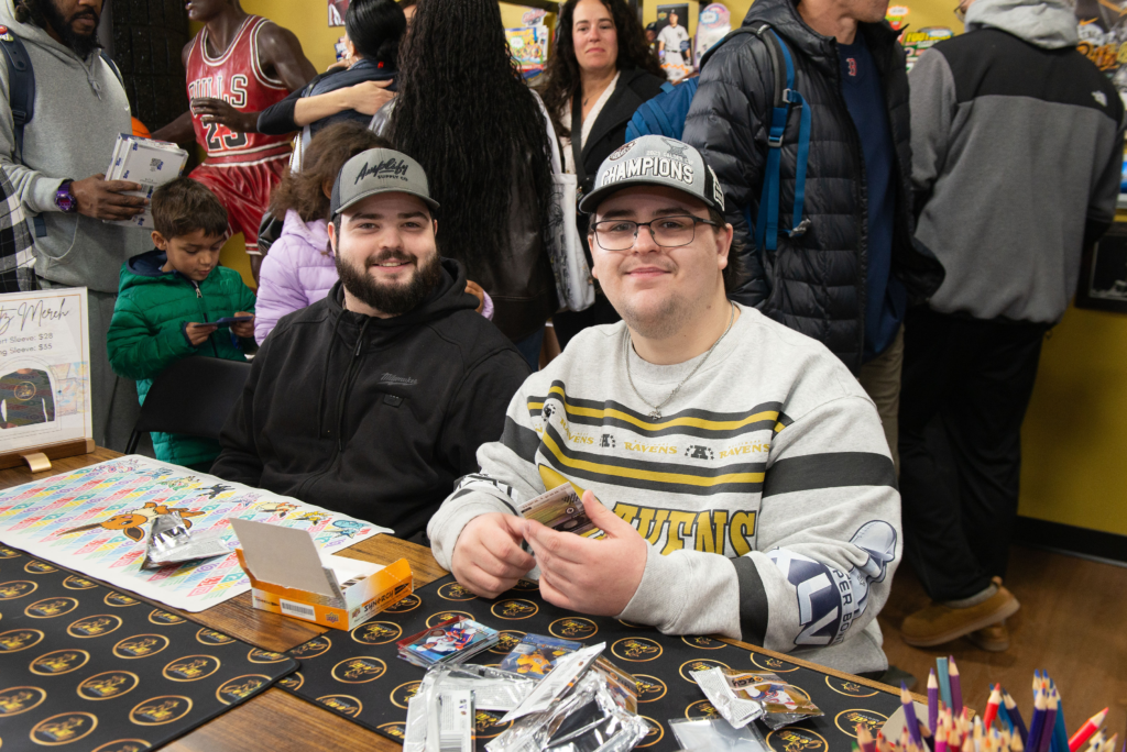 Customers opening up their boxes just purchased