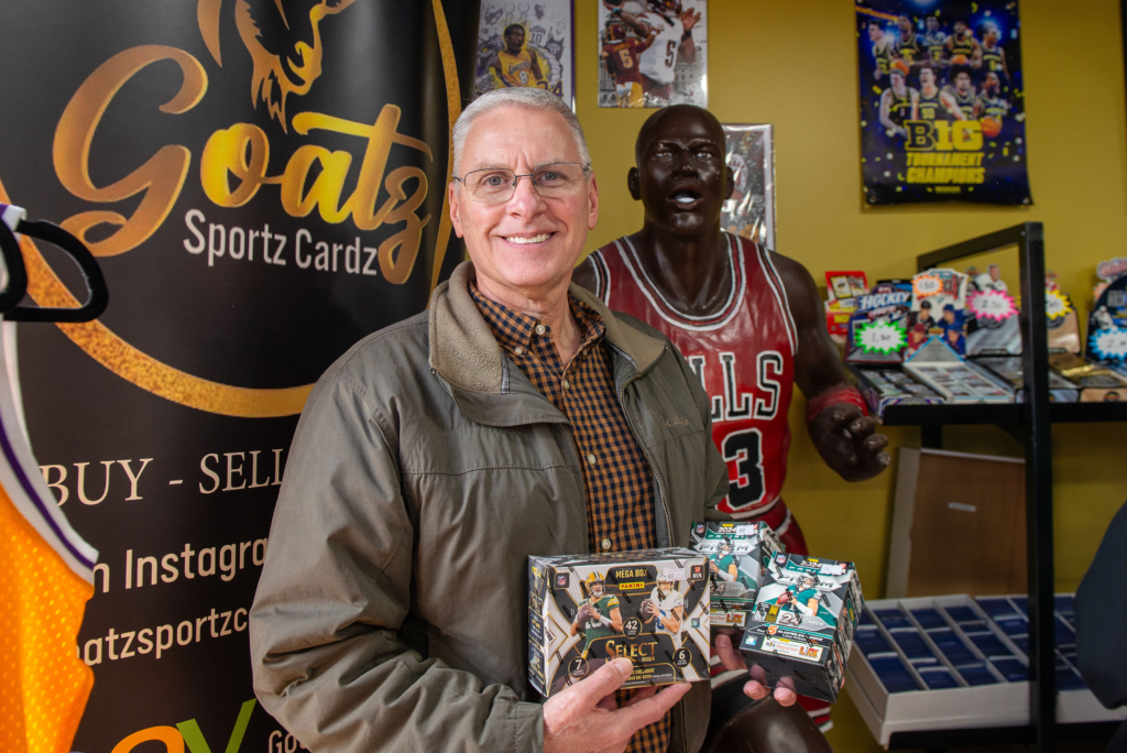 One happy customer showing off his purchase