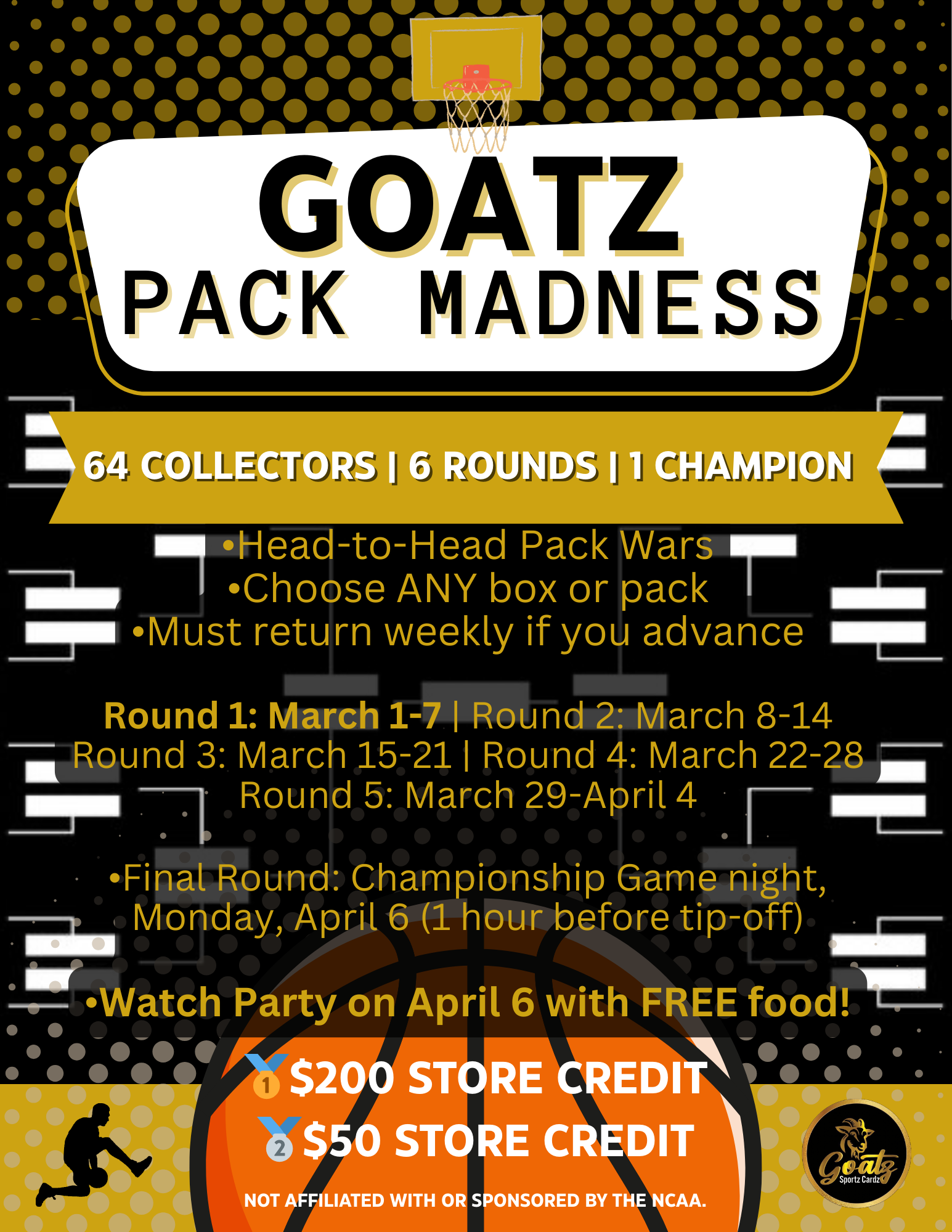 Pack Madness flyer