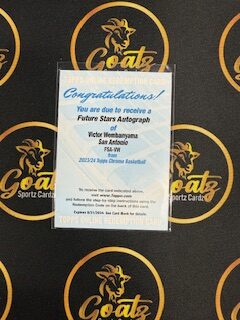 Victor Wembanyama – 2025/26 Topps Chrome Redemptions 