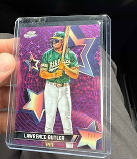 Lawrence Butler – 2025 Topps Chrome Cosmic 1/1