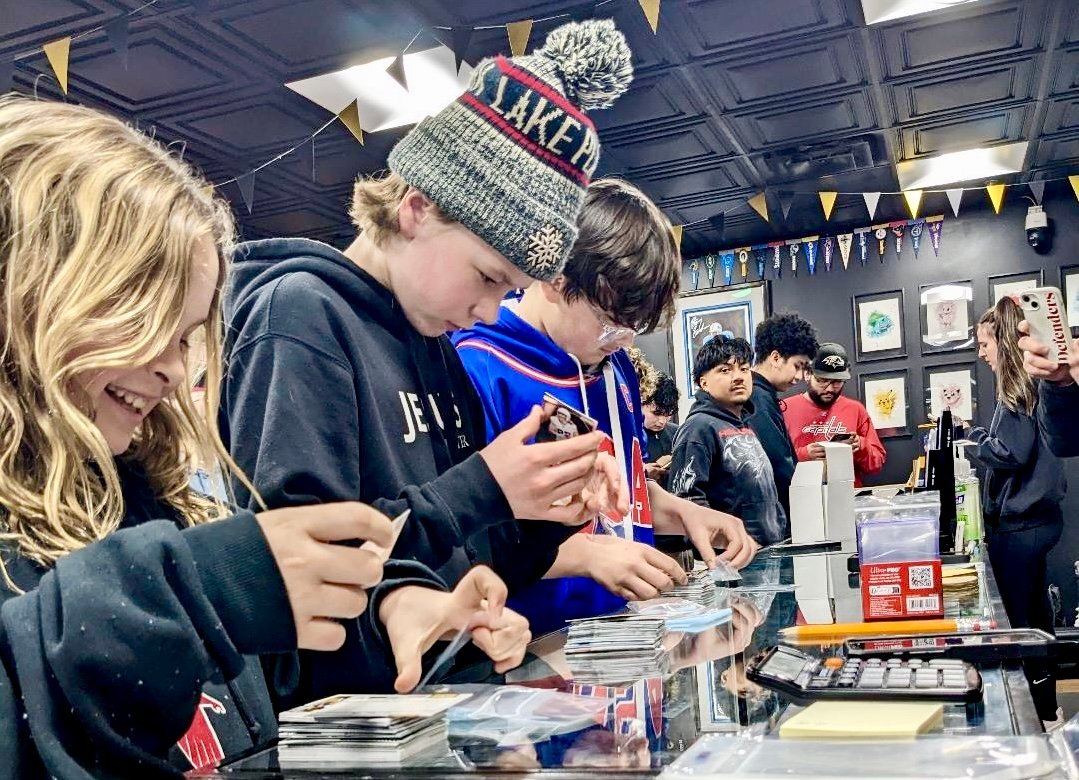 Customer's in action, competing at our Winter Gaming Series