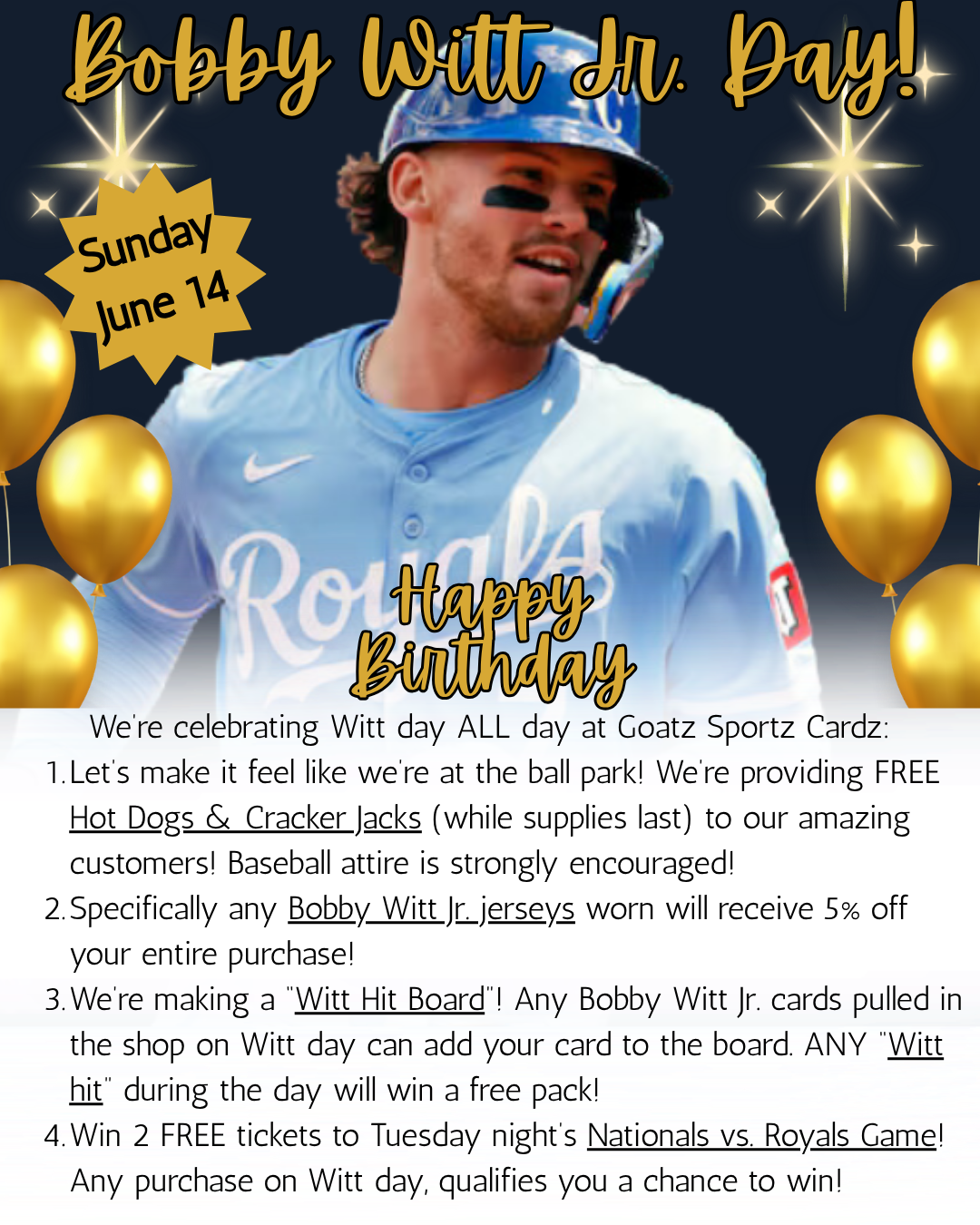 Bobby Witt Jr. Day!