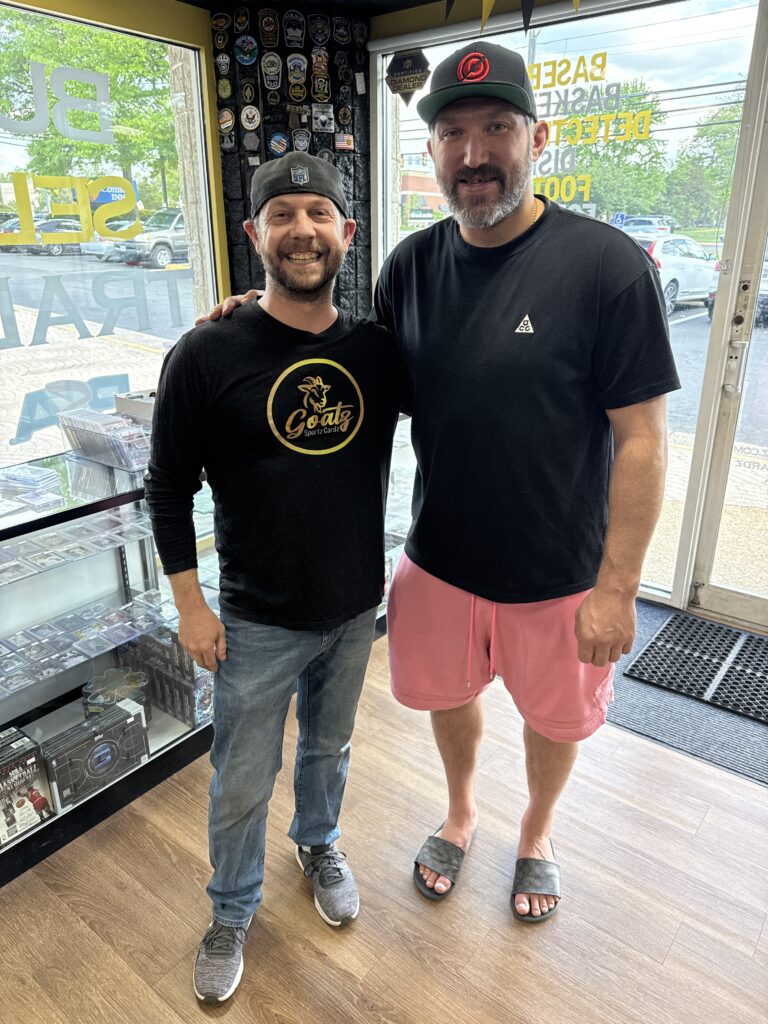 Alex Ovechkin stops into Goatz Sportz Cardz