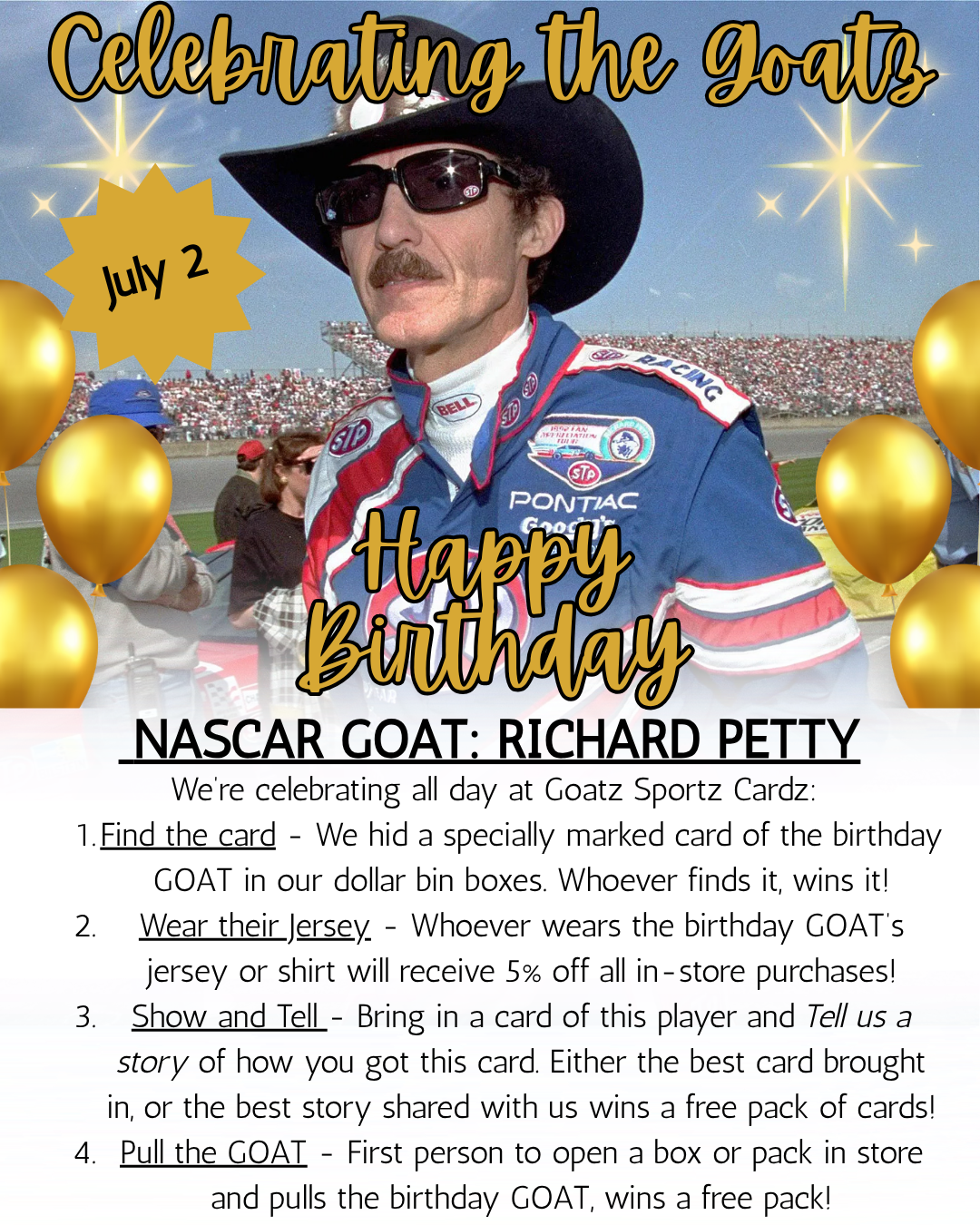 Celebrating the Goatz: Richard Petty