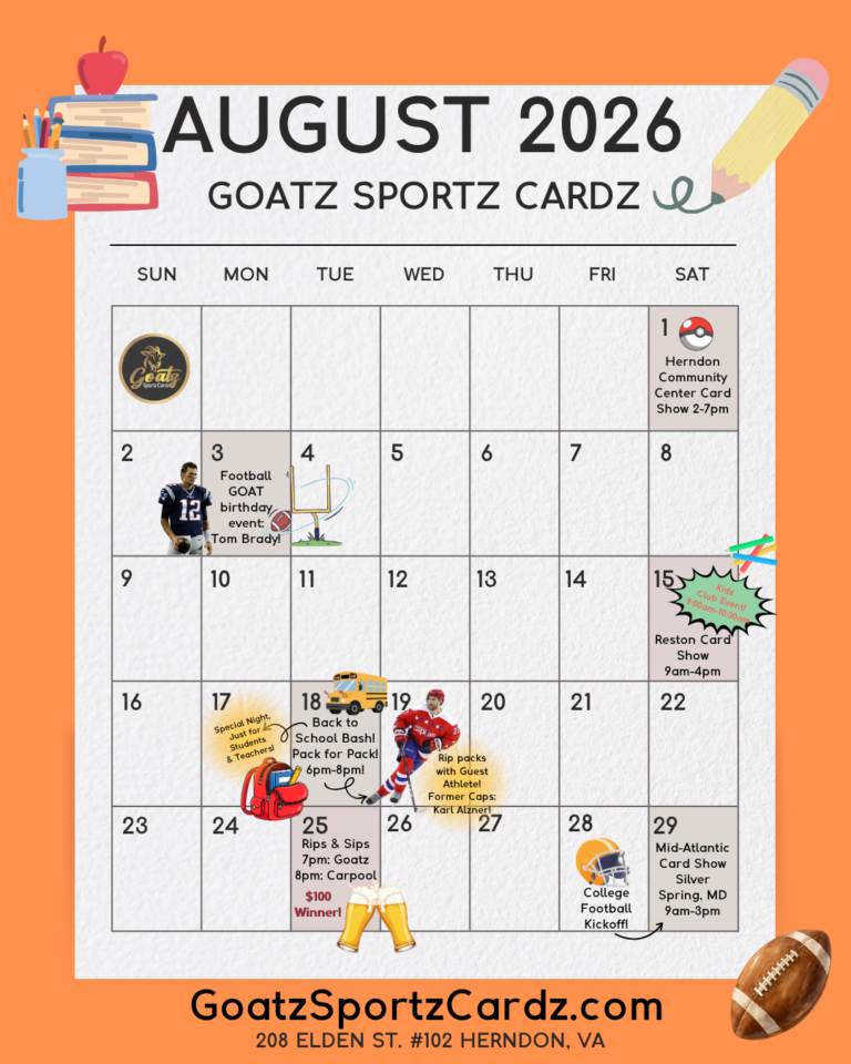August 2026 Events at Goatz